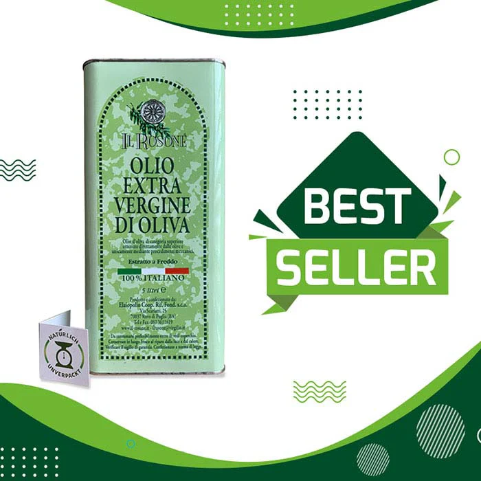 5-Liter-Kanister Bio Natives Olivenöl Extra Vergine CORATINA 100% italienisch