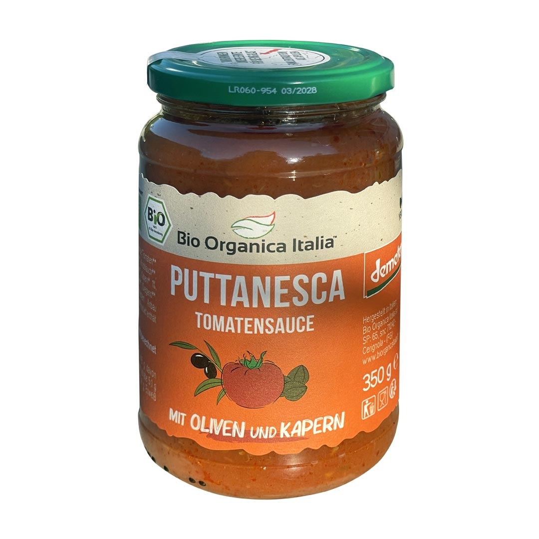 Bio Demeter Tomatensauce Puttanesca – 350 g