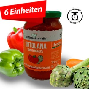 Bio Organica Italia halbgetrocknete Tomaten mit native Olivenöl extra DEMETER 5 x 190g
