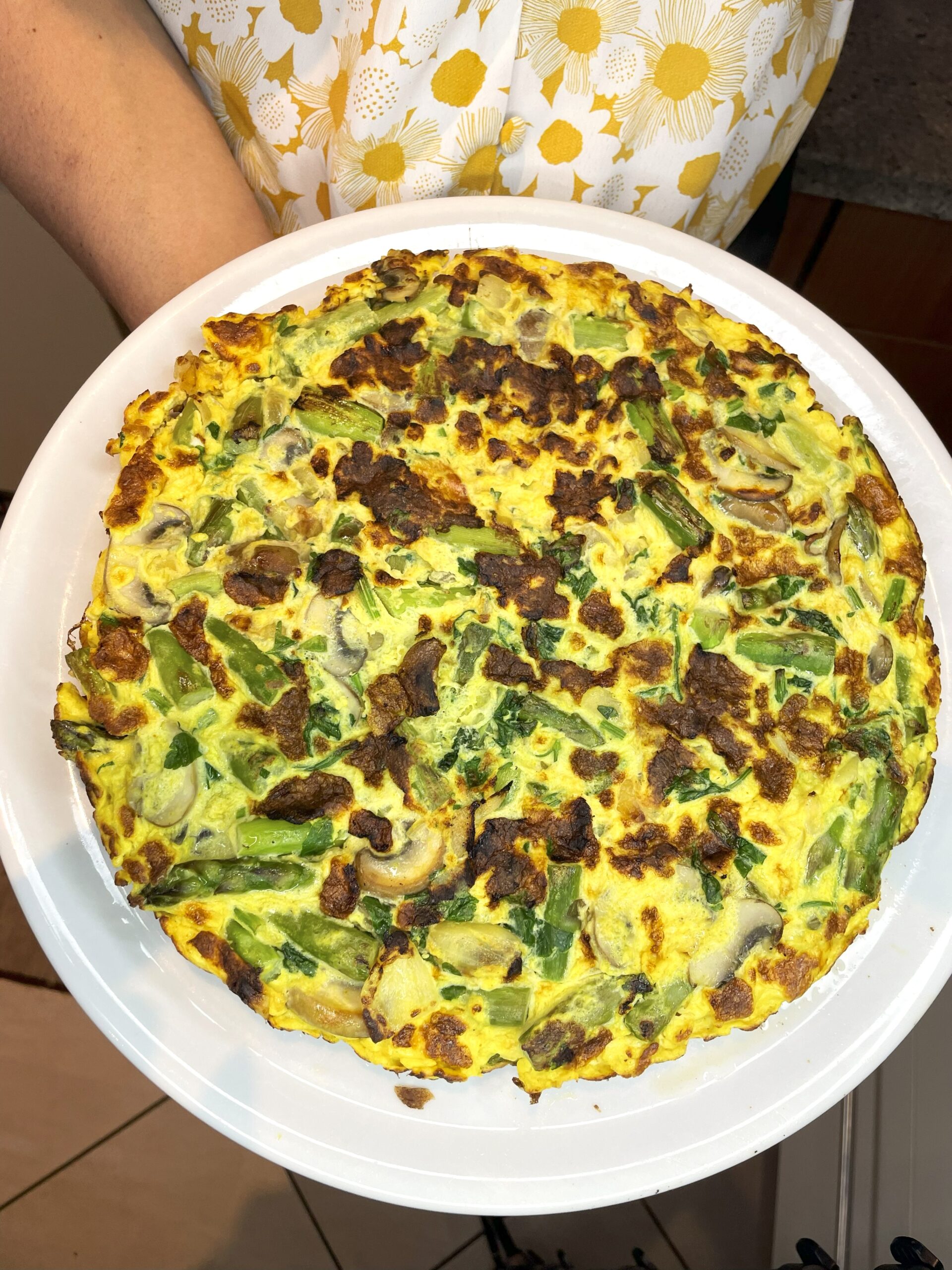 Hausgemachte Frittata im Kochkurs Tavola di Fabio in Basel – mediterrane Küche mit frischen Kräutern