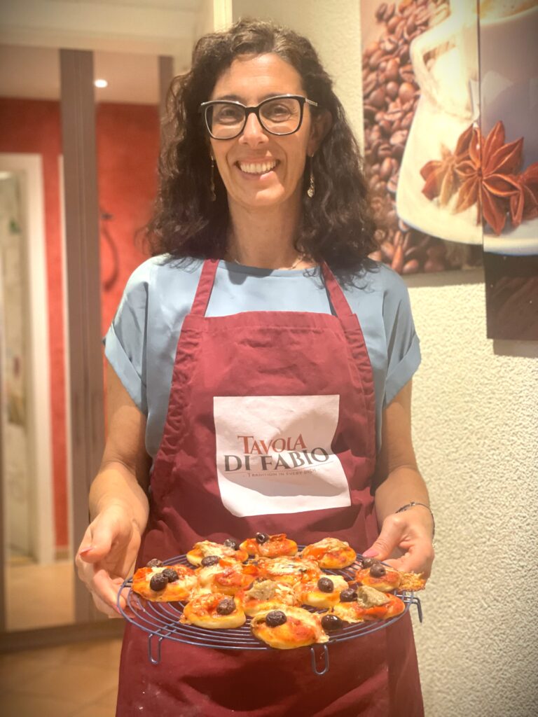 Anita mit Pizzette