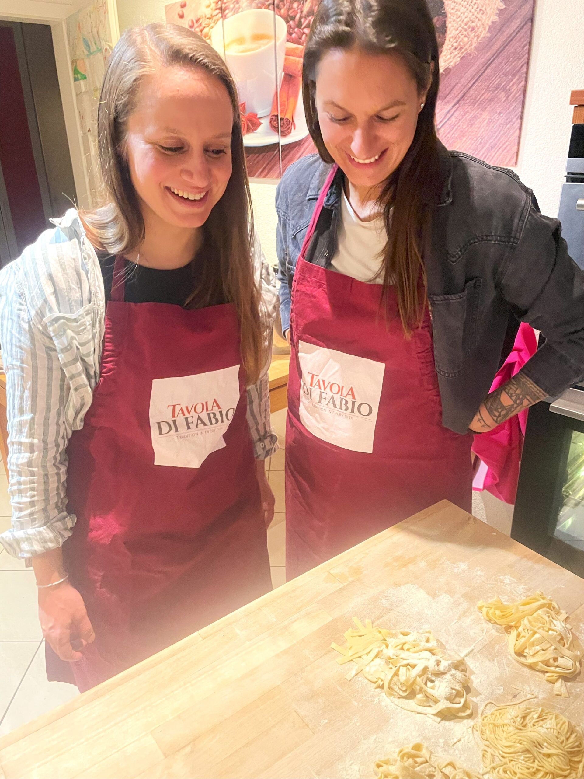 Ich habe noch nie Pasta selbst gemacht!