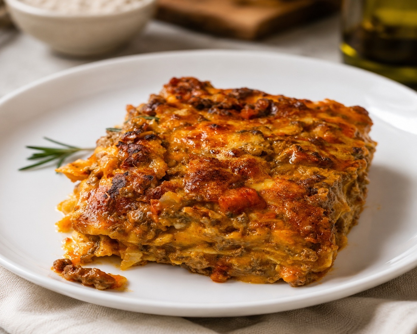 Hausgemachte Lasagne al Ragù