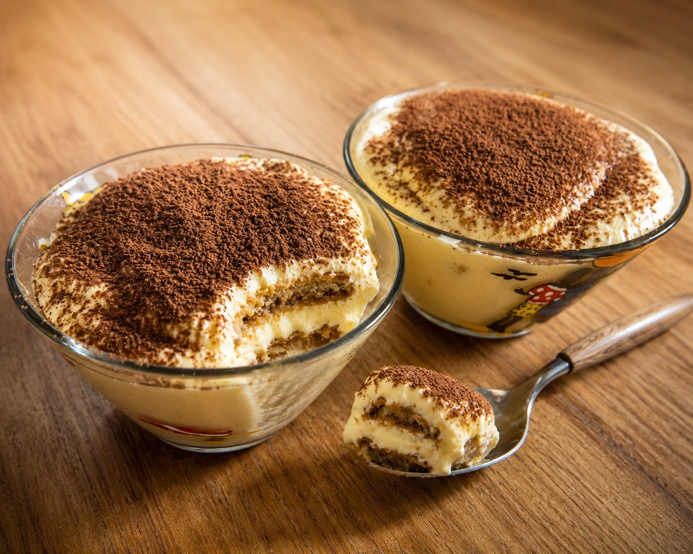 Hausgemachtes italienisches Tiramisu